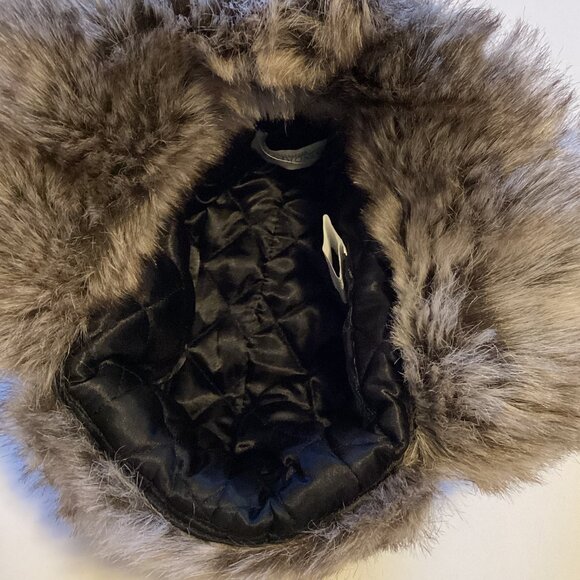 WindRiver Aviator Trappers Hat Faux Fur Wool Blend Winter Hunting Warm Size L - Picture 6 of 9